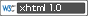 Valid XHTML 1.0 Strict